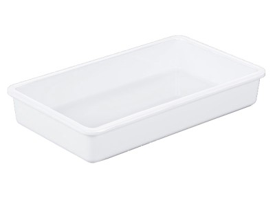 White Melamine Deep Tray