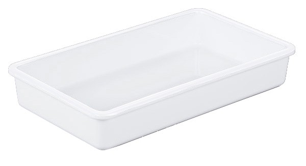 White Melamine Deep Tray