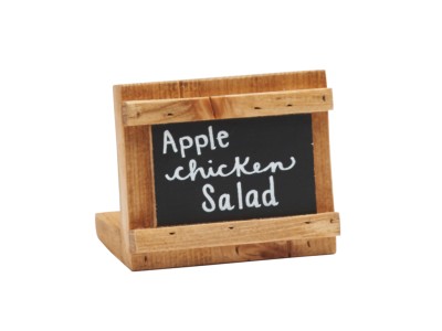 Madera Chalkboard Stand - 3 1/2" x 2"