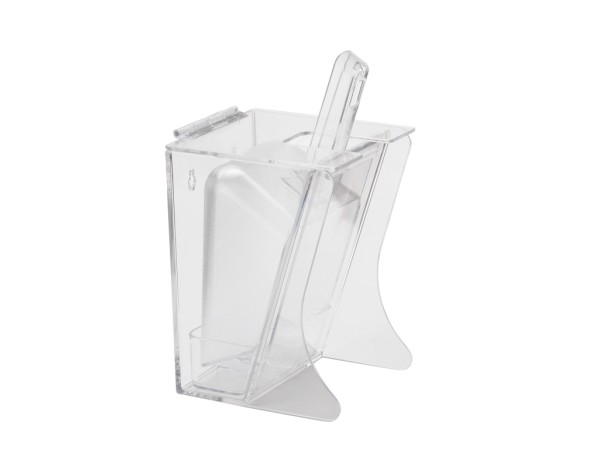 32 oz. Polycarbonate Freestanding Scoop Holder