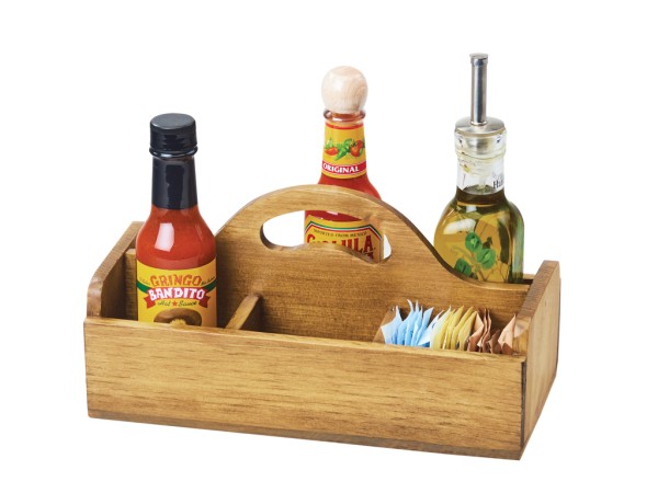 Madera 6 Section Table Caddy