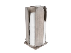 Aspen Revolving Cup and Lid Organizer