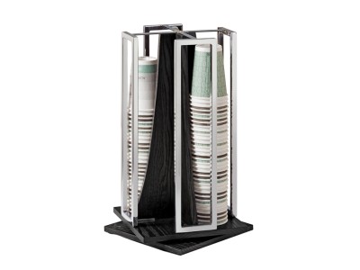 Cinderwood Revolving Cup & Lid Organizer