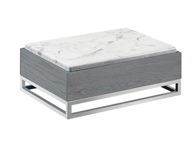 Ashwood Riser with Melamine Marble Tray - 15" x 11" x 6 1/4"