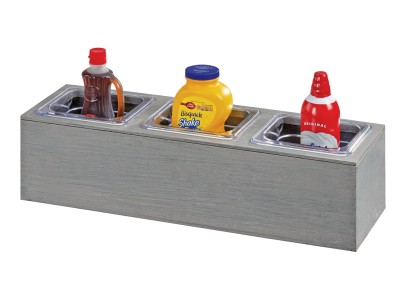 Ashwood Action Station  - 1/6 Size Pan Unit - 11 3/4" x 7 1/2" x 6 1/4"