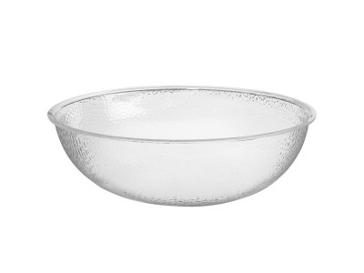 44 Qt. Clear Acrylic Pebble Salad Bowl