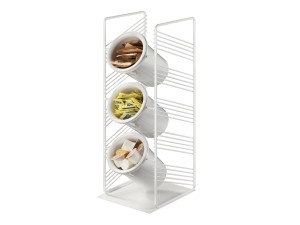 White Portland Vertical Cylinder Display