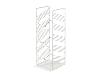 White Portland Vertical Cylinder Display