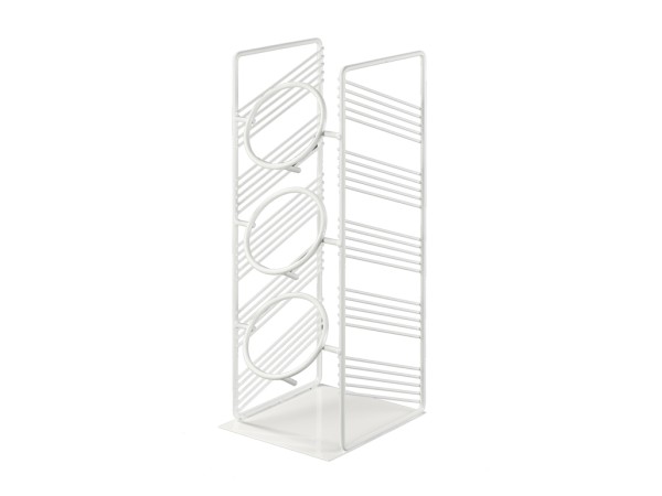 White Portland Vertical Cylinder Display