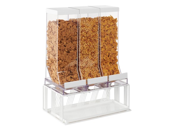 White Portland Cereal Dispenser