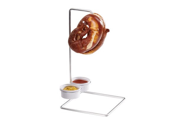 Double Pretzel Holder 6 1/2" x 7" x 12 1/2"