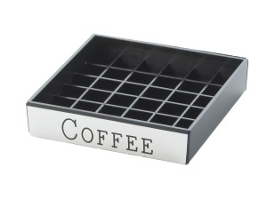 Engraved Silver "Coffee" Drip Tray