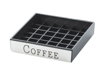 Engraved Silver "Coffee" Drip Tray