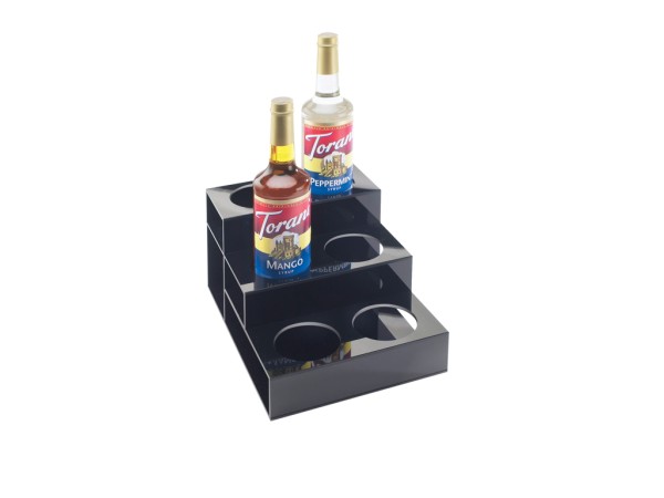 Black Acrylic 3 Tier Bottle Organizer