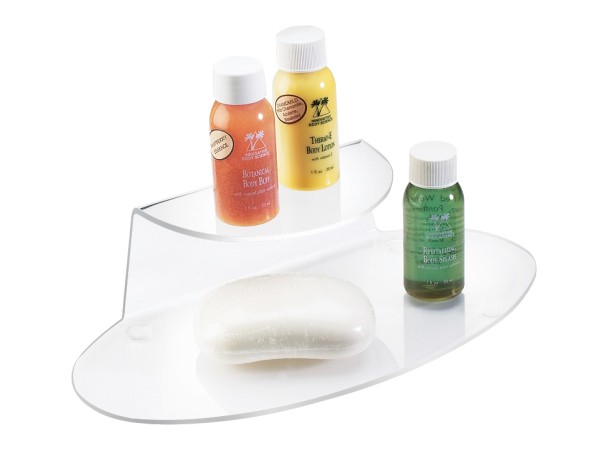 Clear Acrylic 1 Shelf Amenity Tray