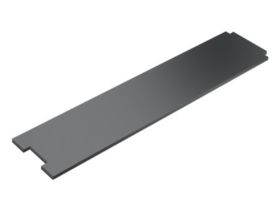 Midnight Rectangular Shelf for Interlink Elevation Risers - 7" x 32"