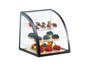 Iron Euro Style Black Display Case - 16" x 16 1/2" x 16 1/2"