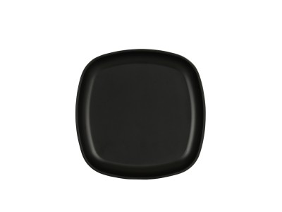 Oslo 8" Square Plate  - Black