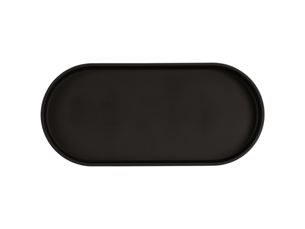 Hudson 13X6 Oval Platter - Black