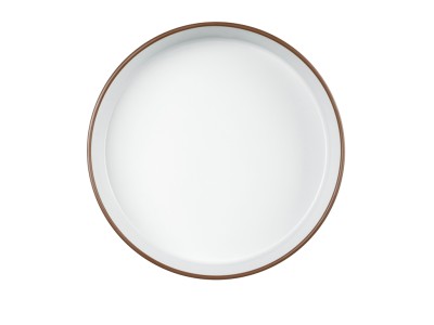 Hudson - Stoneware 8" Raised Rim Melamine Plate