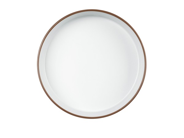 Hudson - Stoneware 8" Raised Rim Melamine Plate