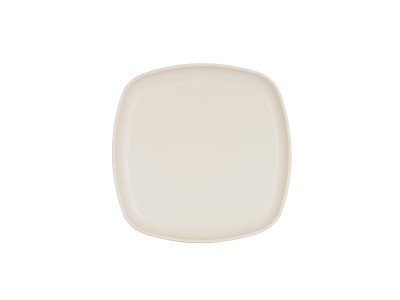 Oslo 8" Sq Plate  - Ivory