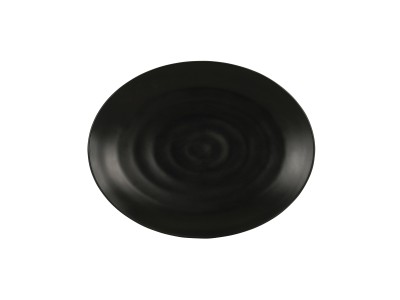 Hand Thrown 8X11 Platter-Black