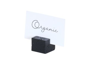 Resin Cardholder Block-Black