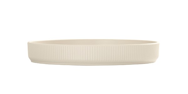 Arista 10" Raised Rim Ivory Plate
