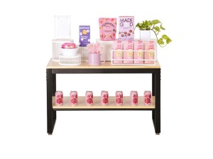 Blonde 38" Nesting Table