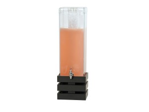 Midnight 3 Gallon Crate Beverage Dispenser with Ice Chamber